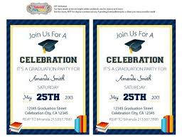 Free Editable Graduation Party Invitation Freeprintables