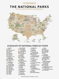 complete national parks list 2024