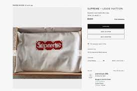 w2c supreme x louis vuitton hoodie (i.redd.it). Supreme X Louis Vuitton Absurd Resell Prices Hypebeast