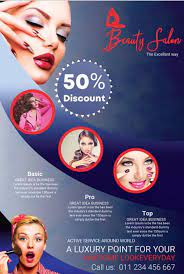 makeup salon flyer template psdflyer