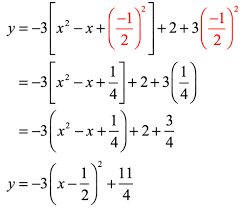 Completing The Square Step By Step