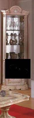 italian corner display cabinet