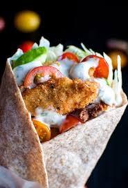 fried en wraps with homemade ranch