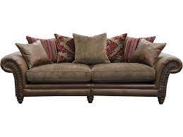 Carnegie 4 Seater Leather Fabric