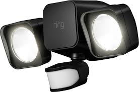 Ring Smart Lighting Floodlight Battery Powered Black 5b21s8 Ben0 Best Buy