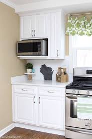 in microwave cabinet height