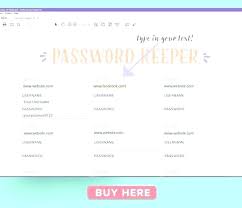 Password Manager Spreadsheet Template Free Google Username