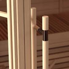 Door Handle Vertical With Metal Accent