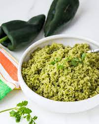 how to make green rice arroz verde