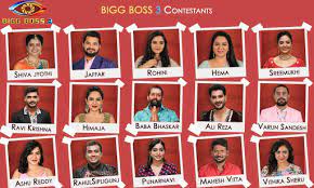 It instantly became a huge success, thanks to the. Bigg Boss Telugu Season 3 15 Contestants List