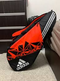 brand new adidas 6 racket tennis bag