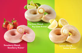Hindi ko na matandaan kung kelan ako unang nakakain ng doughnut from kkd. Krispy Kreme To Roll Out Fruit Flavored Glazed And Filled Doughnuts