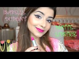 isabelle dupont matte lipstick review