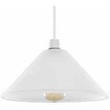 White Frosted Glass Ceiling Light Shade