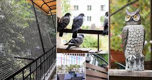 keep pigeons off balcony