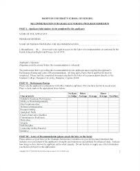 Nursing Letter Of Recommendation Nurse Reference Letter Reference