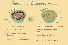 difference between quinoa and couscous