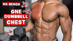 single dumbbell chest workout at home