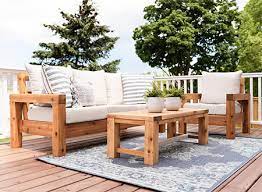 make a modern outdoor patio set