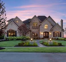 by K&D Landscape, location: Illinois | #dreamhome #exterior  #newconstruction #landscaping #frontporc… | Luxury homes dream houses, House  exterior, Dream house plans gambar png