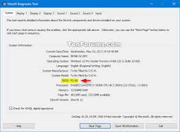 How to check the version as well as the os build on windows 10? Check Bios Or Uefi Firmware Version In Windows 10 Tutorials