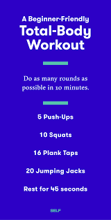 10 minute workout 10 quick total body