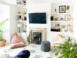 Eclectic Edwardian Living Room Design