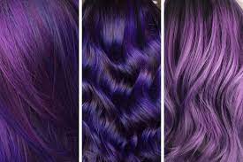 how to dye dark hair purple without