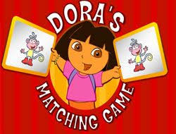 doras matching game dora games