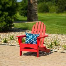 Durogreen Recycled Plastic The Adirondack Chair Bright Red