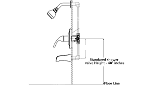 Standard Shower Valve Height Expert