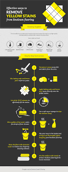 ways to remove yellow stains from