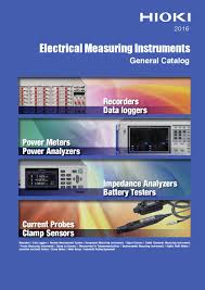 Hioki 2016 General Catalog Of Electrical Measuring