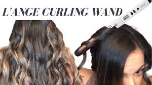 Dry your hair and get those pretty waves all in just one step! L Ange Lustre Curling Wand 25mm Demo And Tips For Curling Your Hair L Ange Curling Wand Beginners Youtube