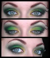 fresh light a green eye makeup look