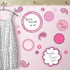 dry erase pink fl wall stickers