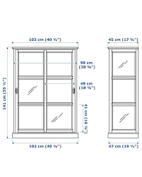 Ikea Malsjo Glass Door Cabinet Home