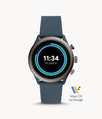 Great savings free delivery / collection on many items. Fossil Sport Smartwatch 43mm Smokey Blue Silicone Ftw4021 Fossil