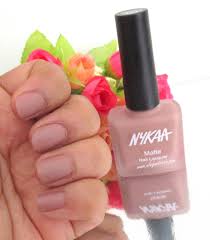 review swatches nykaa matte nail