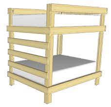 bunk bed plans cool bunk beds