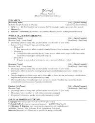 75 Free Student Resume Relevant Coursework On Tips Resume