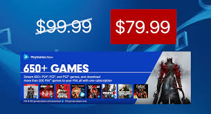 playstation now and unlock 650 games