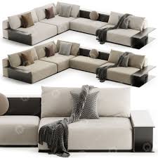 sofa poliform westside 3d model