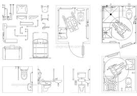 Disabled Toilet 1 Dwg Free Cad Blocks