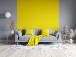 18 yellow colour combination for wall