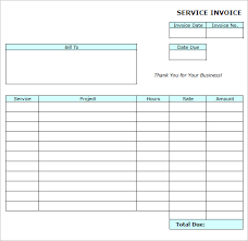 Service Receipt Template 8 Free Samples Examples Format