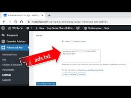 fix google adsense ads txt file issues