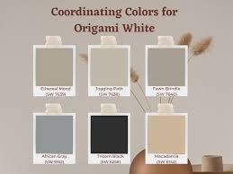 Sherwin Williams Origami White Palette