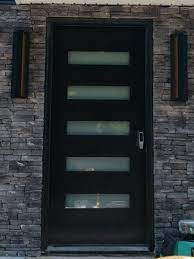 Modern Fiberglass Frone Entry Door