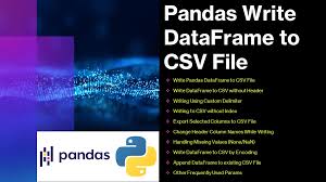 pandas write dataframe to csv spark